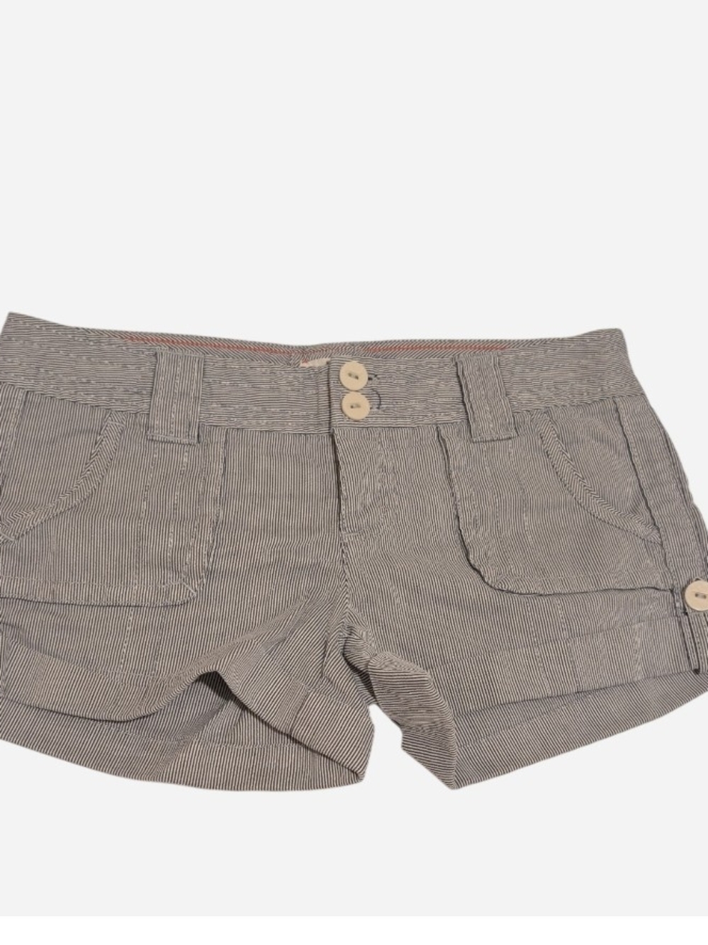 Pre -owned American Eagle Outfitters Pinstripe Casual Shorts in Grey